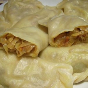 Вареники с капустой (вес.)